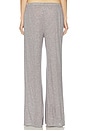 view 4 of 6 Elastic Pants in Everyday Jersey in Dark Heather Grey
