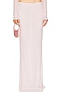 view 1 of 4 Sheer Knit Layered Maxi Skirt in Ballet Pink