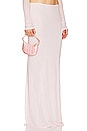 view 2 of 4 Sheer Knit Layered Maxi Skirt in Ballet Pink