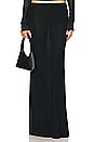 view 1 of 4 Sheer Knit Layered Maxi Skirt in Black