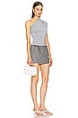 view 4 of 4 Workwear Apron Mini Skirt in Dark Grey