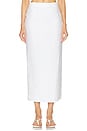 view 1 of 6 FALDA LINEN MIDI in Natural White