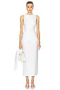 view 5 of 6 JUPE LINEN MIDI in Natural White