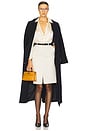 view 6 of 7 Pinstripe Pencil Skirt in Ivory & Brown Stripe