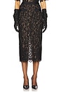 view 1 of 6 The Lace Midi Skirt in Black