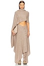 view 6 of 7 Lauren Midi Knit Skirt in Beige