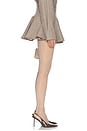 view 3 of 6 The Tweed Coquette Skirt in Taupe Melange