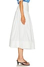 view 2 of 6 FALDA WRAP SKIRT in White