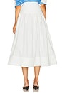 view 4 of 6 FALDA WRAP SKIRT in White