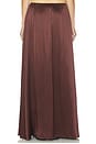 view 4 of 6 The Silk Charmeuse Maxi Skirt in Fudge