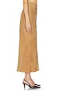 view 4 of 7 Suede Column Skirt in Caramel