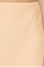view 6 of 6 JUPE VISCOSE SATIN SLIP SKIRT WITH LACE in Fawn