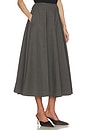 view 2 of 6 JUPE WOOL BLEND PLEATED in Medium Heather Grey