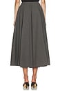 view 4 of 6 JUPE WOOL BLEND PLEATED in Medium Heather Grey