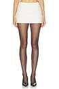view 2 of 7 Tweed Double Loop Mini Skirt in Cream