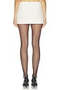 view 6 of 7 Tweed Double Loop Mini Skirt in Cream