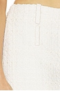 view 8 of 7 Tweed Double Loop Mini Skirt in Cream