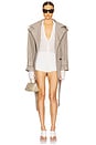 view 4 of 4 Gretel Collared Romper in White