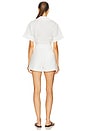 view 3 of 3 Romper in Tech Poplin in White