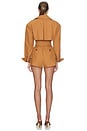 view 3 of 4 The Short Trench Jumpsuit in Cedar