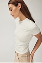 view 4 of 7 Baby Tee in 2nd Skin Jersey in Cream