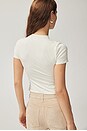 view 5 of 7 Baby Tee in 2nd Skin Jersey in Cream
