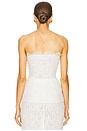 view 3 of 5 The Forever Audrey Lace Camisole in White