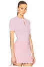 view 3 of 5 Elvira Cardigan Top in Light Pink