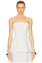 view 1 of 4 The Heavy Crepe Tunic Top in Ivory