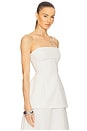 view 2 of 4 The Heavy Crepe Tunic Top in Ivory