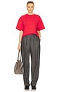 view 4 of 4 The Boxy Tee in Thick Jersey in Tomato