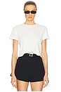 view 1 of 4 The Rib Baby Tee in Natural White