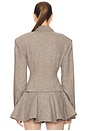 view 3 of 4 The Tweed Overshirt in Taupe Melange