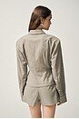 view 4 of 8 The Tweed Overshirt in Taupe Melange