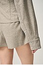view 5 of 8 The Tweed Overshirt in Taupe Melange