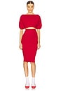 view 4 of 4 Luella Short Sleeve Sweater in Red