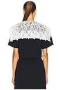 view 3 of 5 The Sailor Shirt With Lace Collar in Black