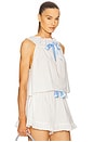 view 2 of 4 The Summer Vintage Top in White