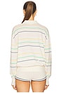 view 3 of 5 Kaysee Oversized Polo in Cream Multi