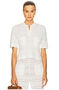 view 1 of 4 Kaitltn Scalloped Top in Ivory
