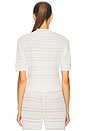 view 3 of 4 Kaitltn Scalloped Top in Ivory