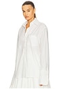 view 2 of 4 Classic Oversized Shirt in Tech Poplin in White