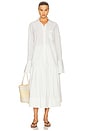view 4 of 4 Classic Oversized Shirt in Tech Poplin in White