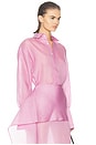 view 2 of 4 The Silk Gazar Shirt in Ash Rose