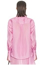 view 3 of 4 The Silk Gazar Shirt in Ash Rose