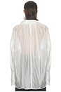 view 3 of 4 The Poet Blouse in White