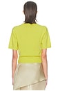 view 3 of 4 Jesebelle Knit Top in Chartreuse