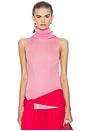 view 1 of 4 Arlena Sleveeveless Turtleneck in Pink