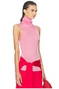 view 2 of 4 Arlena Sleveeveless Turtleneck in Pink
