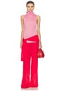 view 4 of 4 Arlena Sleveeveless Turtleneck in Pink
